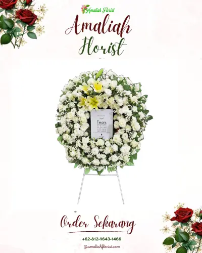 Krans Bunga Duka Cita di Keturen